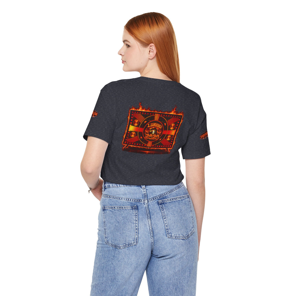 I Survived 2020 — "Please Stand By" Test Pattern Tee Wildfire Signal Special Edition Summer Premiere Unisex Jersey Short Sleeve Tee