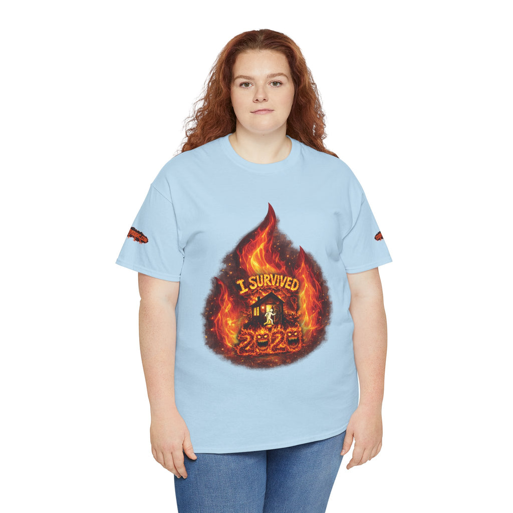 I Survived 2020 — Director's Cut S2:E2 "The Bobcat Fire" | Wildfire Edition Memorial Unisex Heavy Cotton Tee (SPECIAL EDITION)