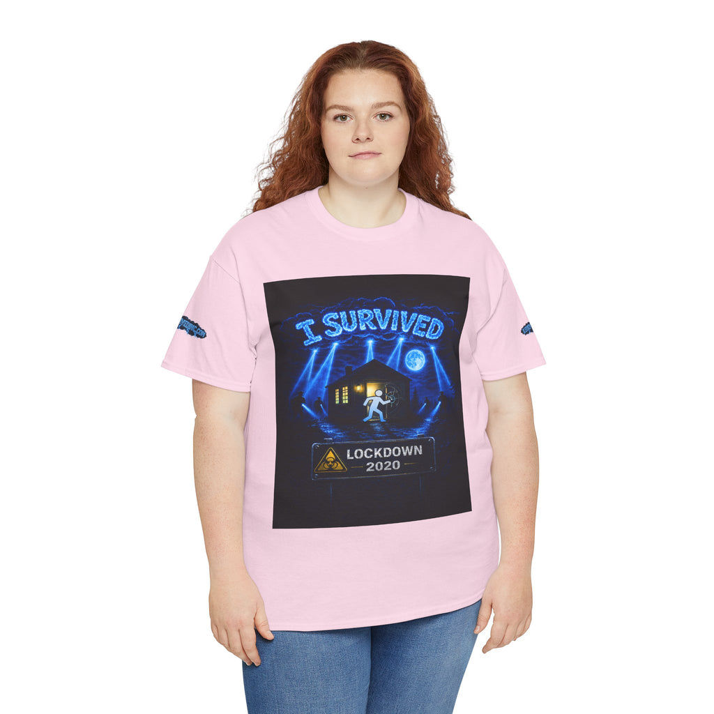 J'ai survécu à 2020 — S3:E1 « Quarantaine » | T-shirt unisexe en coton épais édition Confinement (ÉDITION SPÉCIALE)