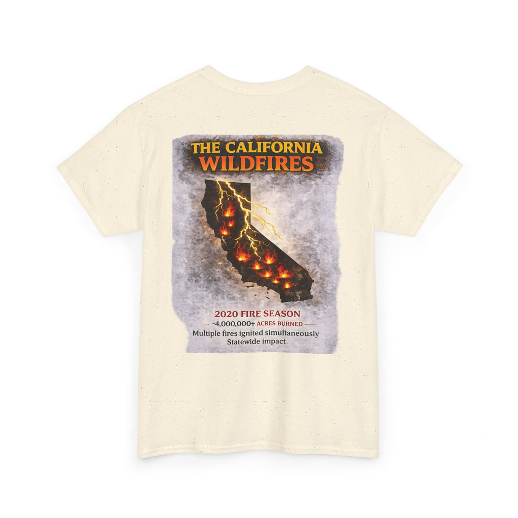 I Survived 2020 — S2:E3 "The California Wildfires" | Wildfire Edition Memorial Unisex Heavy Cotton Tee