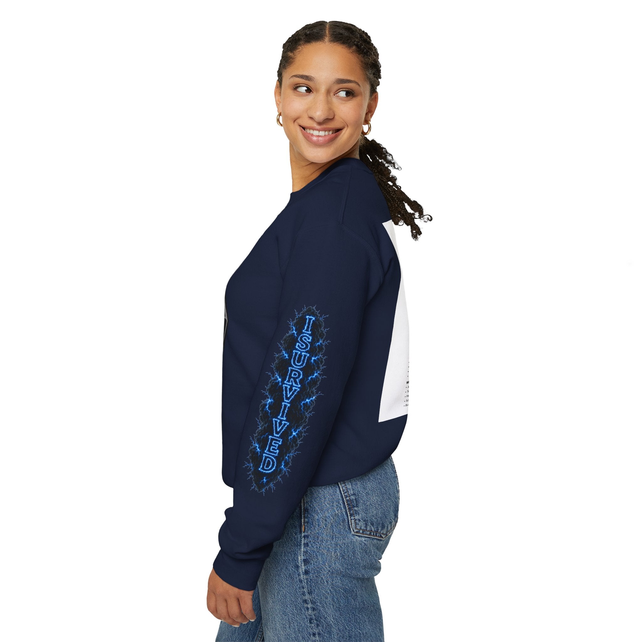 I Survived 2020 — Director's Cut S3:E3 "Remote Schooling" | Lockdown Edition Documentary Unisex Heavy Blend™ Crewneck Sweatshirt
