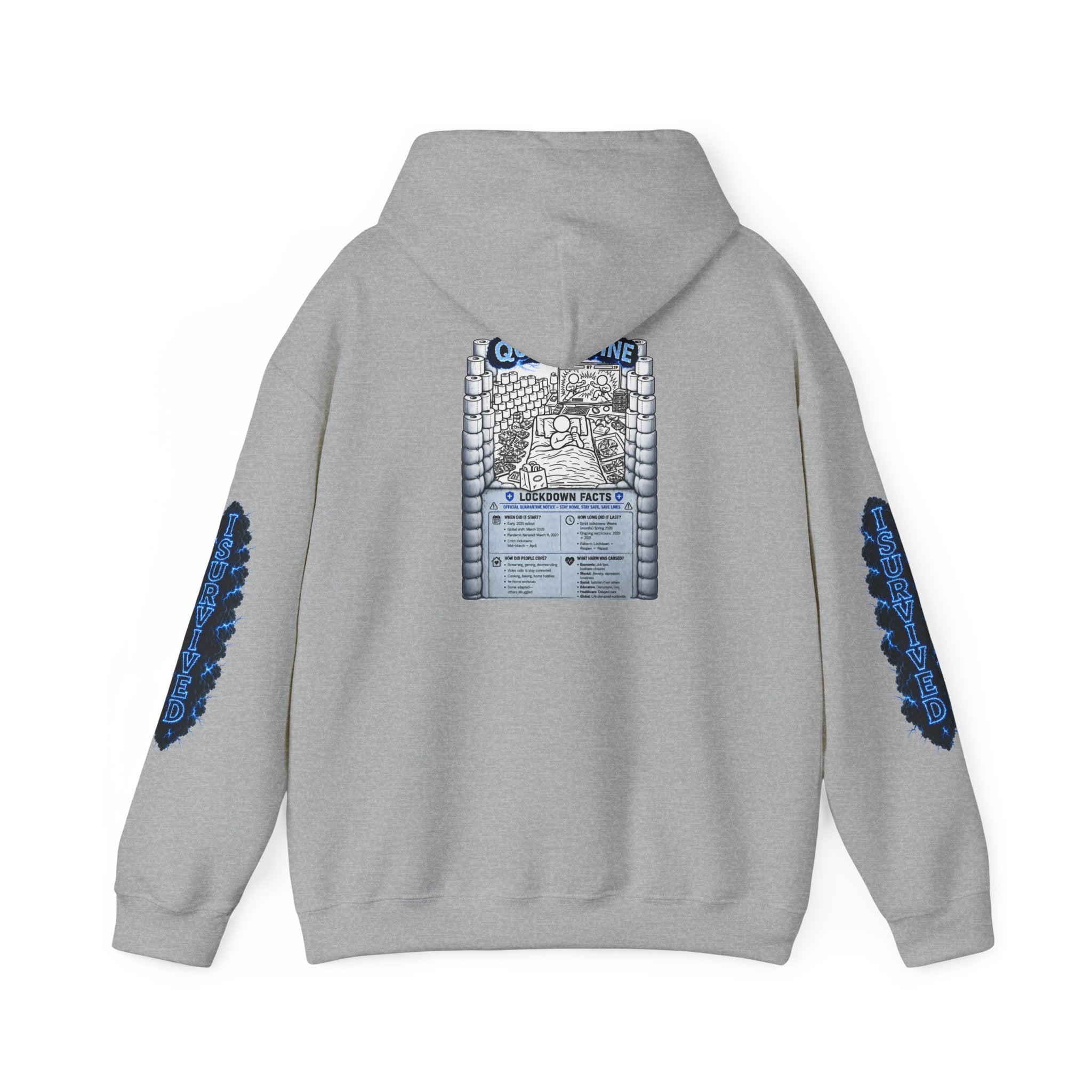 I Survived 2020 — LOCKDOWN S3:E1: Director's Cut "Quarantine" Hoodie