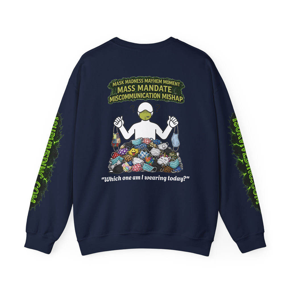 I Survived 2020 — S1:E4 "Mask Madness Mayhem Moment" | Pandemic Edition Unisex Heavy Blend™ Crewneck Sweatshirt