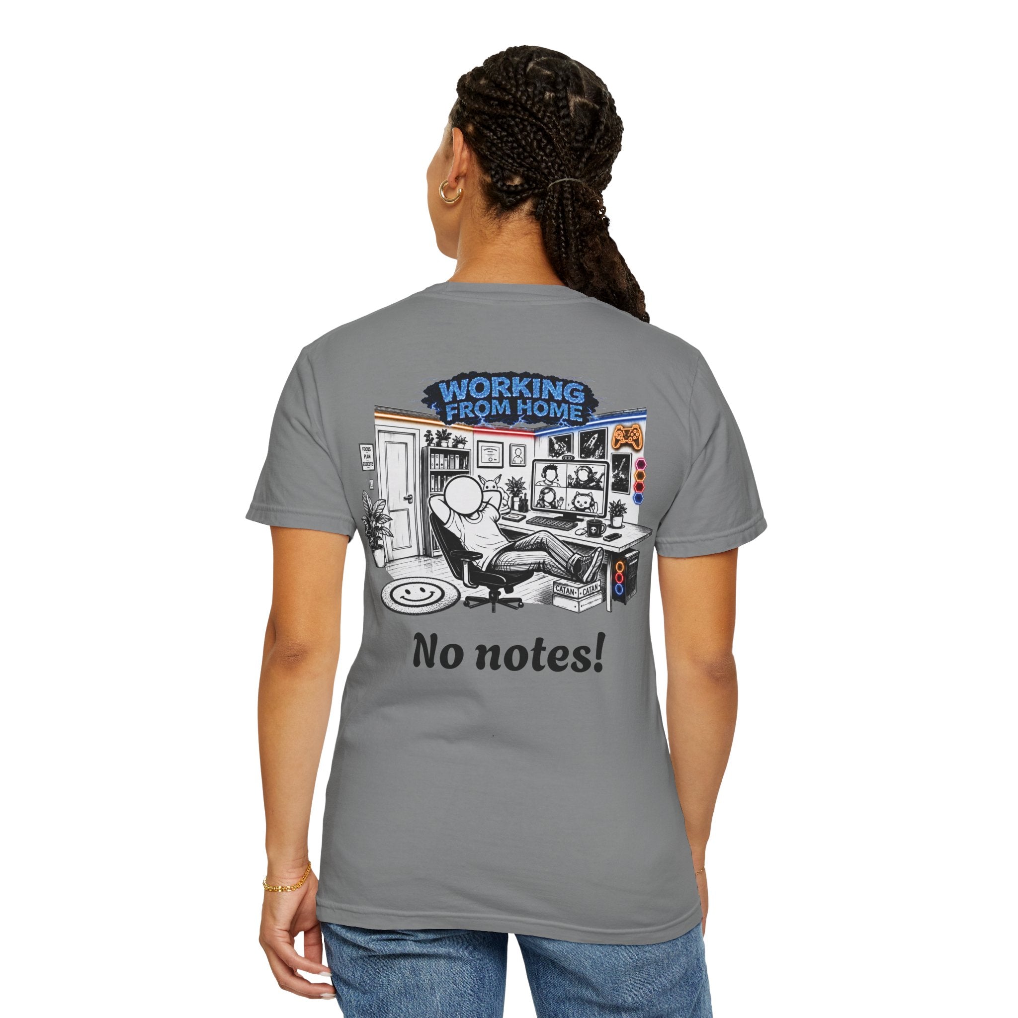 I Survived 2020 — LOCKDOWN S3:E4: "Working From Home" Unisex Garment-Dyed T-shirt
