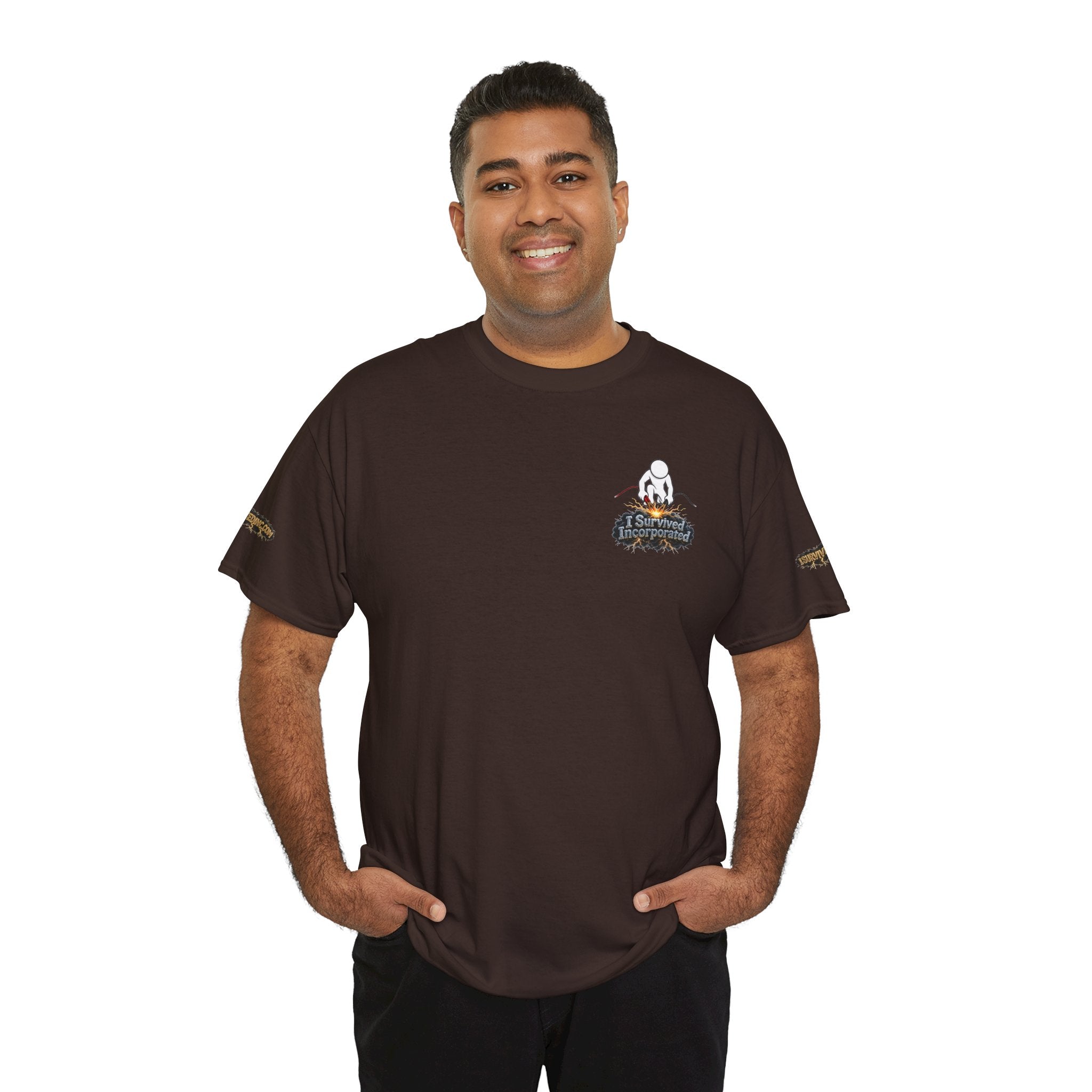 I Survived 2020 — "Please Stand By" Test Pattern Tee Special Edition Summer Premier Unisex Heavy Cotton Tee