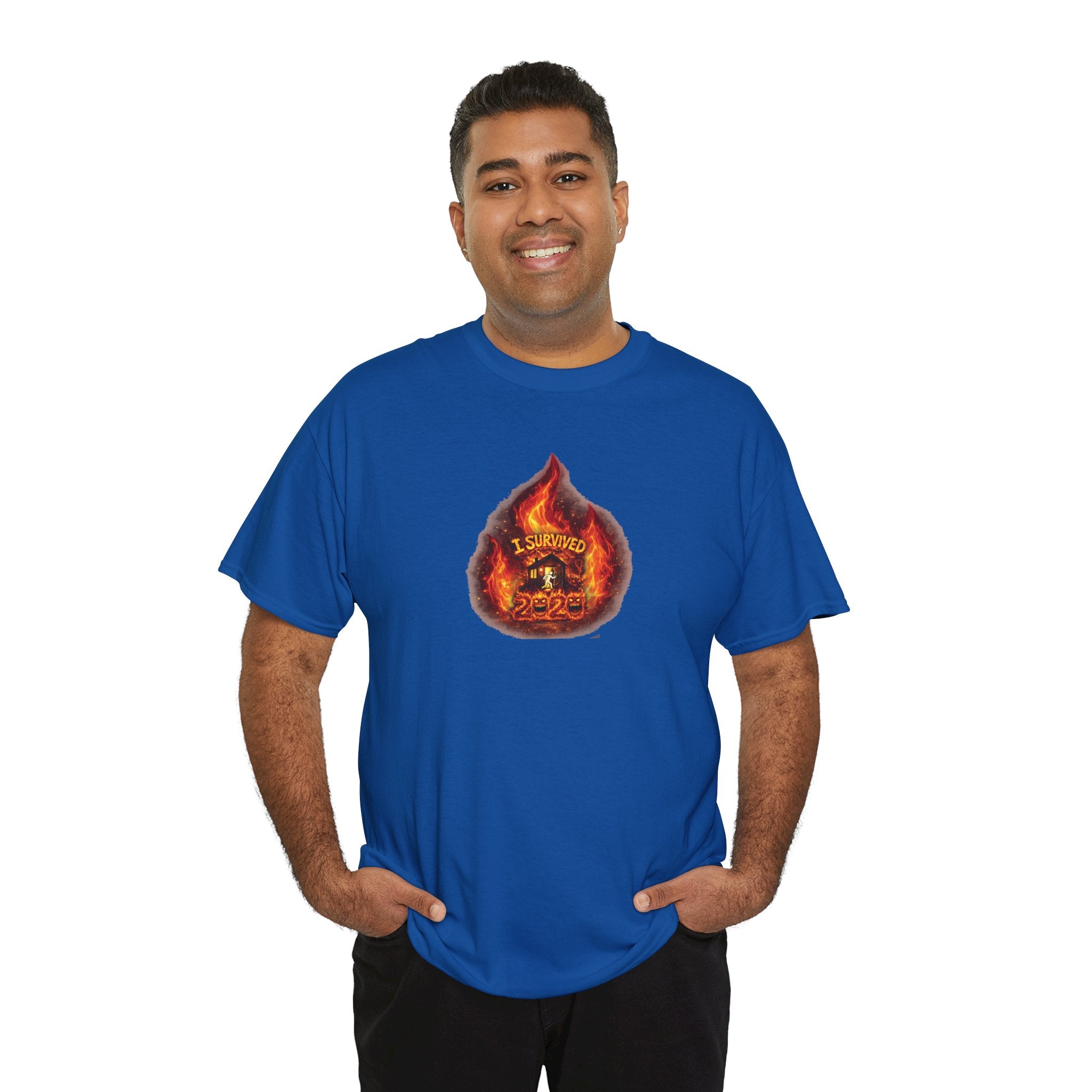 I Survived 2020 — WILDFIRES S2:E2: Director's Cut "The Bobcat Fire" Memorial Unisex Heavy Cotton Tee