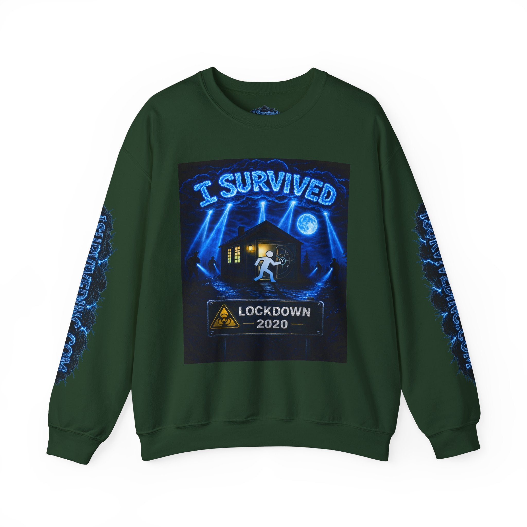 I Survived 2020 — S3:E3 "Remote Schooling" | Lockdown Edition Documentary Unisex Heavy Blend™ Crewneck Sweatshirt