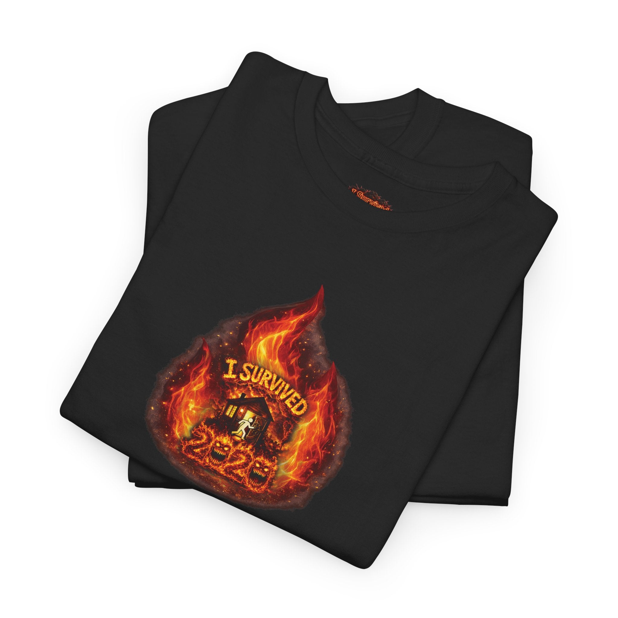 I Survived 2020 — WILDFIRES S2:E1: Director's Cut Special Edition "Berry Creek" Memorial Unisex Heavy Cotton Tee