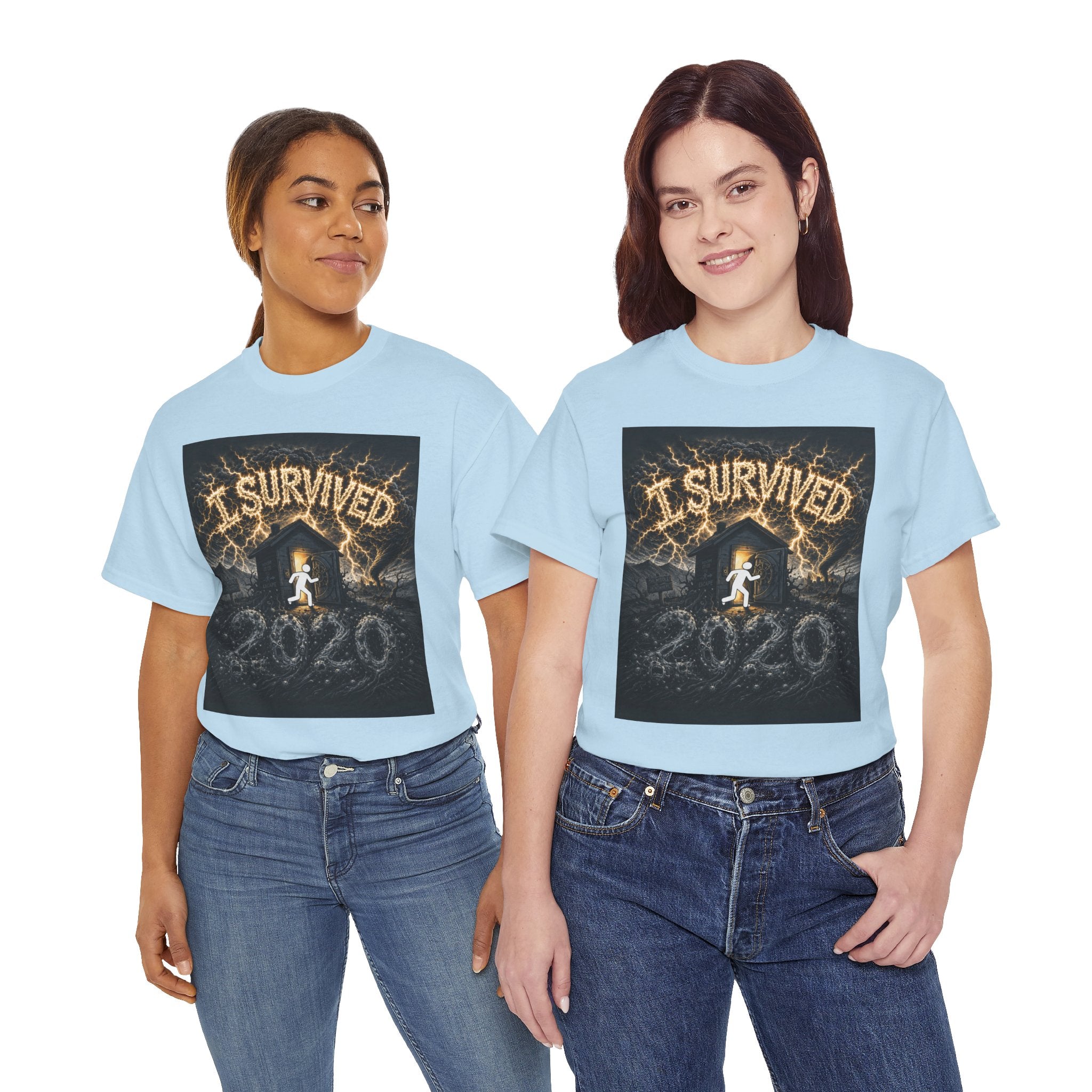 I Survived 2020 — Original PILOT Design Unisex Heavy Cotton Tee