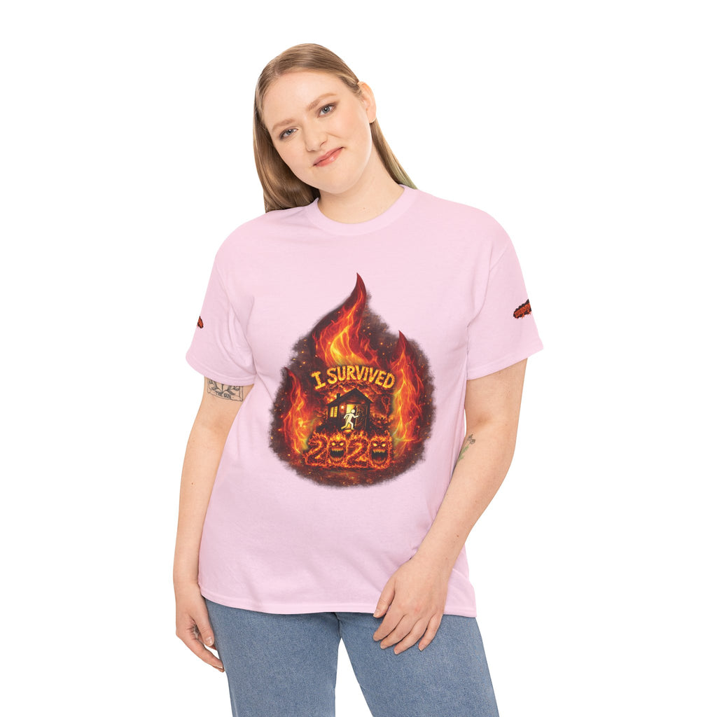 I Survived 2020 — Director's Cut S2:E1 "Berry Creek" | Wildfire Edition Memorial Unisex Heavy Cotton Tee (SPECIAL EDITION)