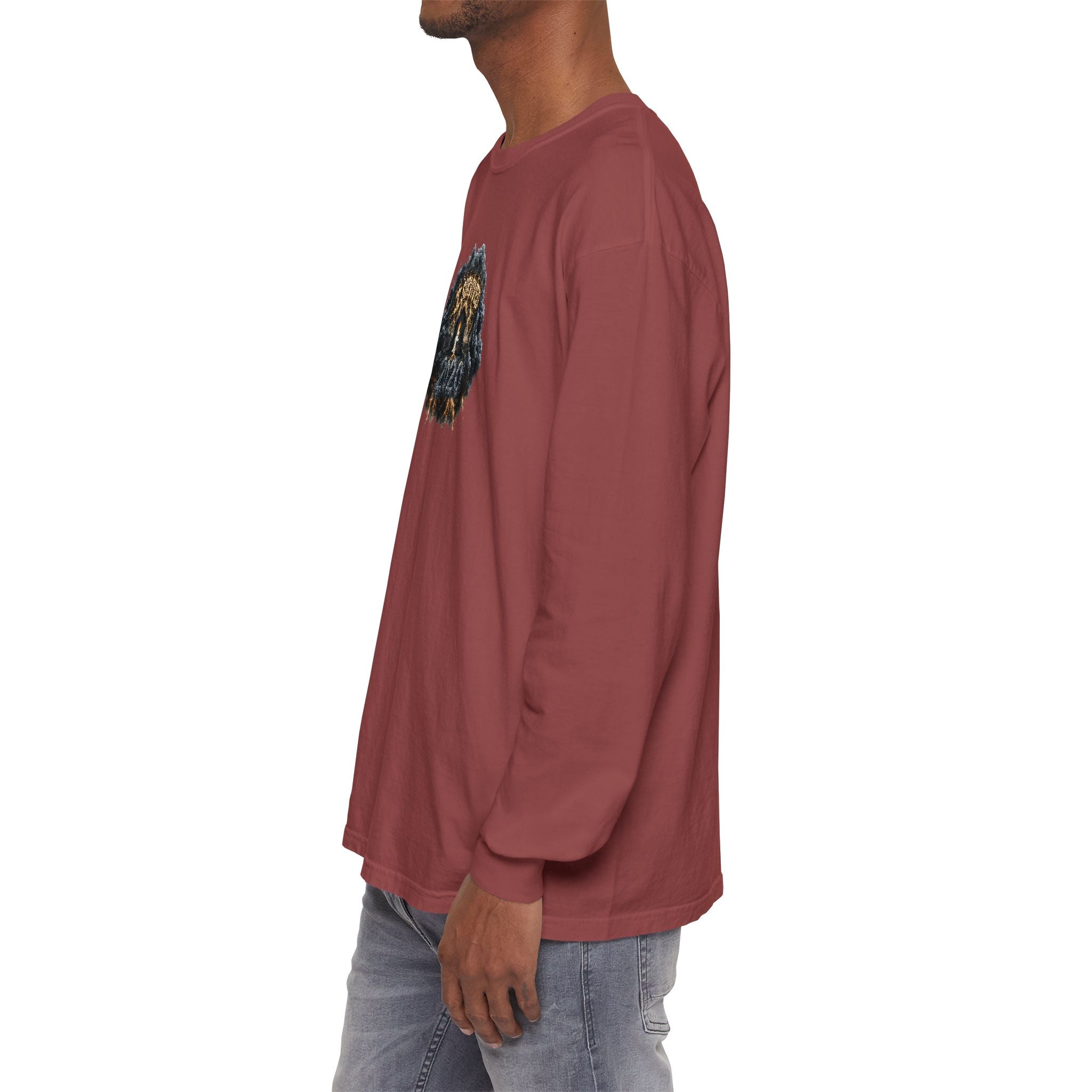 I Survived 2020 — Original PILOT Design: Director's Cut Unisex Garment-Dyed Long Sleeve T-Shirt