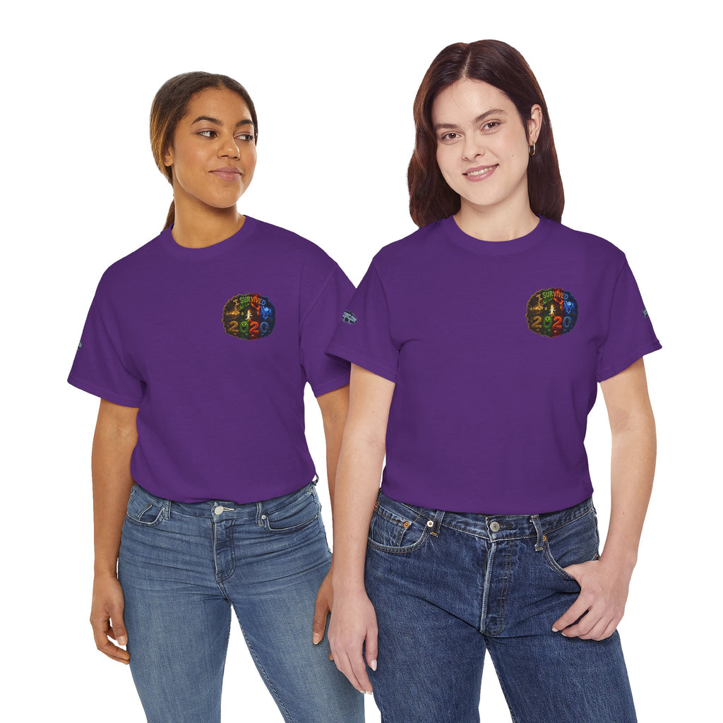 I Survived 2020 — "No Signal" Test Pattern Tee Alien Broadcast Finale Special Edition Summer Premiere Unisex Heavy Cotton Tee