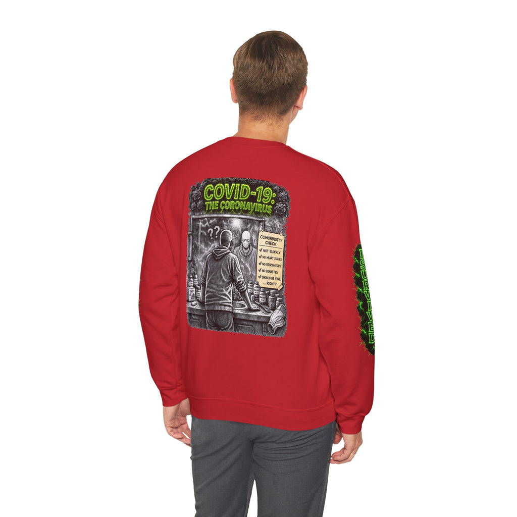 I Survived 2020 — Director's Cut S1:E1 "COVID-19: The Coronavirus" | Pandemic Edition Unisex Heavy Blend™ Crewneck Sweatshirt