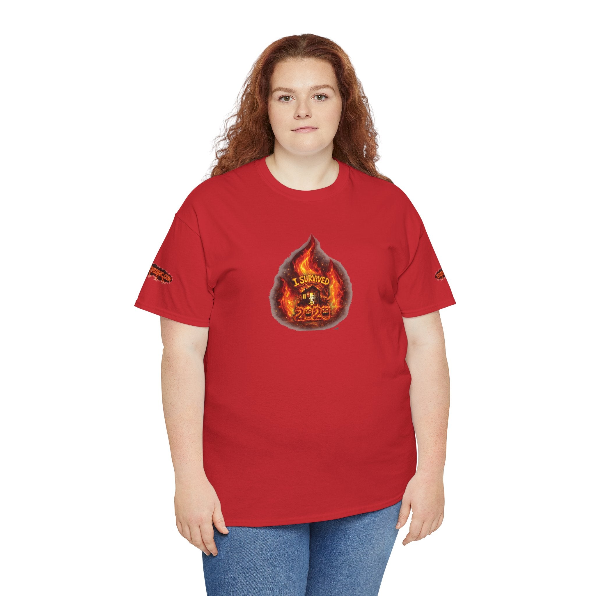I Survived 2020 — WILDFIRES S2:E2: Director's Cut Special Edition "The Bobcat Fire" Memorial Unisex Heavy Cotton Tee