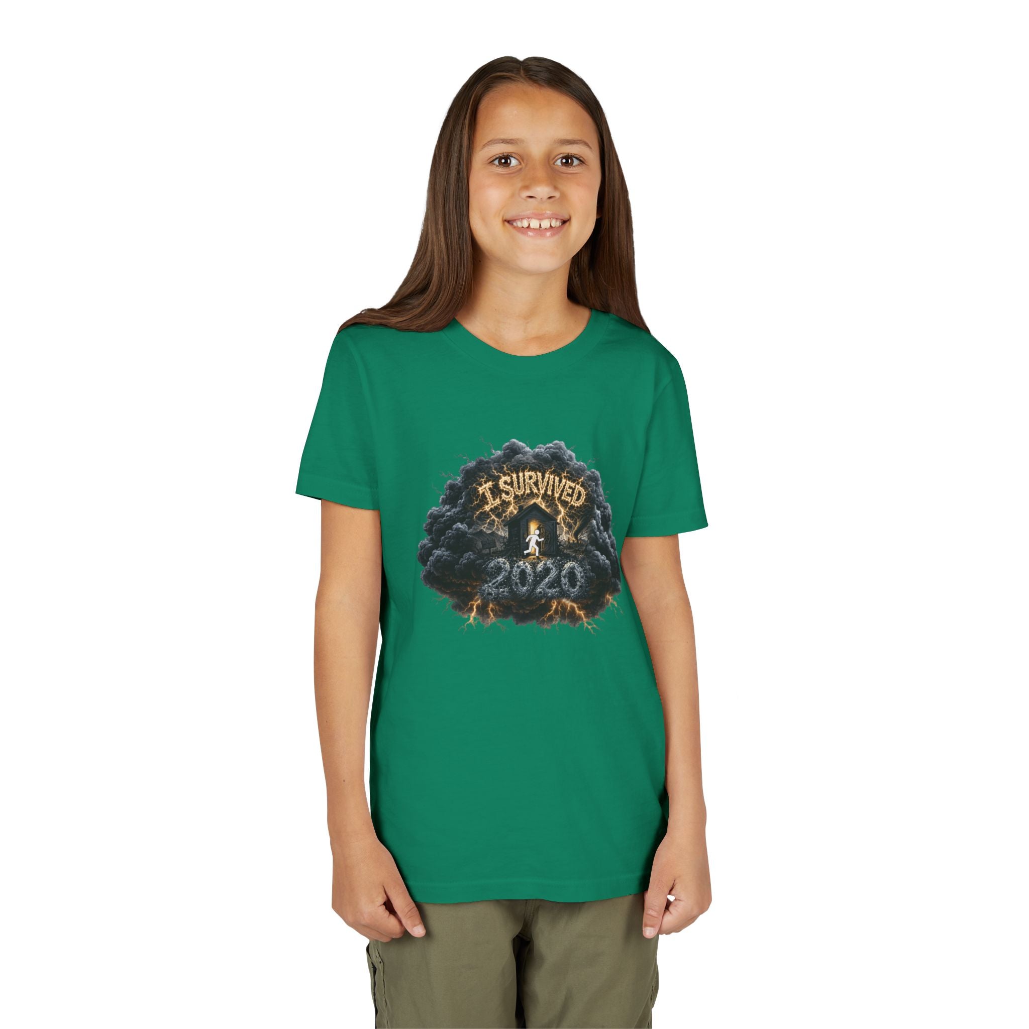 I Survived 2020 — Director's Cut Original Design Teaser Tee | Season 1 Premiere Drop Youth Short Sleeve Tee
