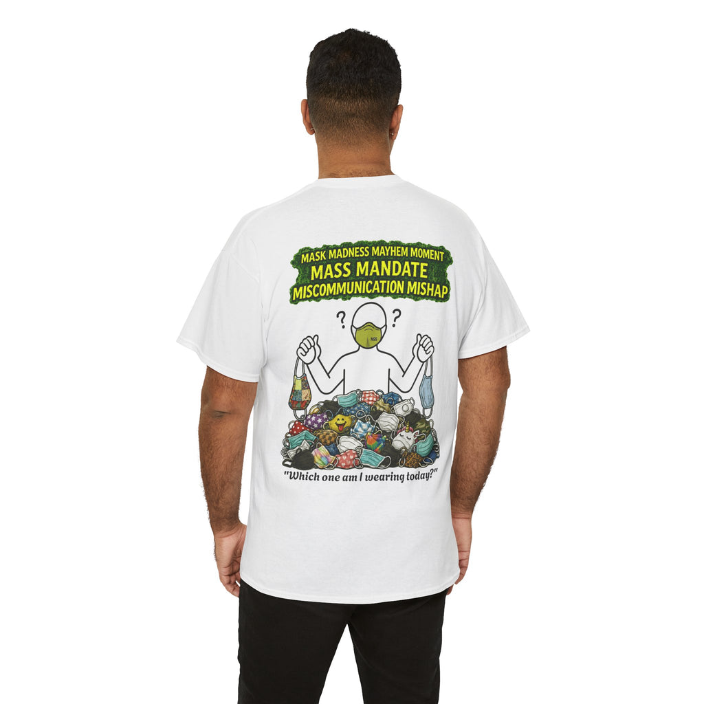 Sobreviví al 2020 — T1:E4 "Caos en Mascarillas: Un Momento de Locura" | Camiseta Unisex de Algodón Grueso Edición Pandemia (EDICIÓN ESPECIAL)