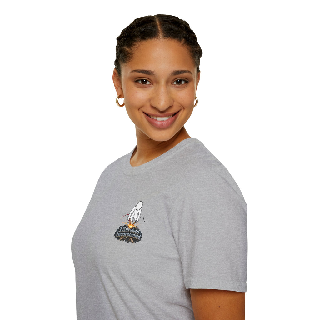 I Survived 2020 — "Please Stand By" Test Pattern Tee Summer Premier Unisex Softstyle T-Shirt