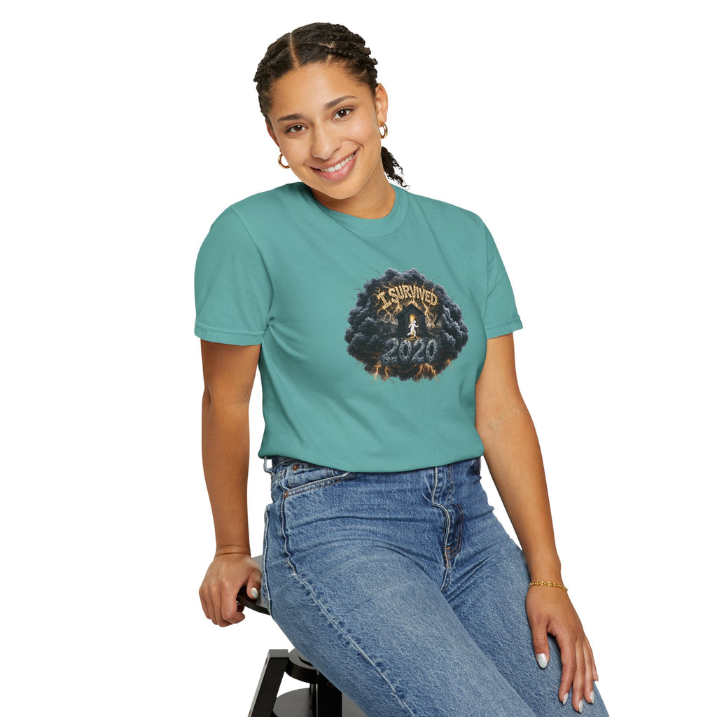 I Survived 2020 — Original PILOT Design: Director's Cut Unisex Garment-Dyed T-shirt