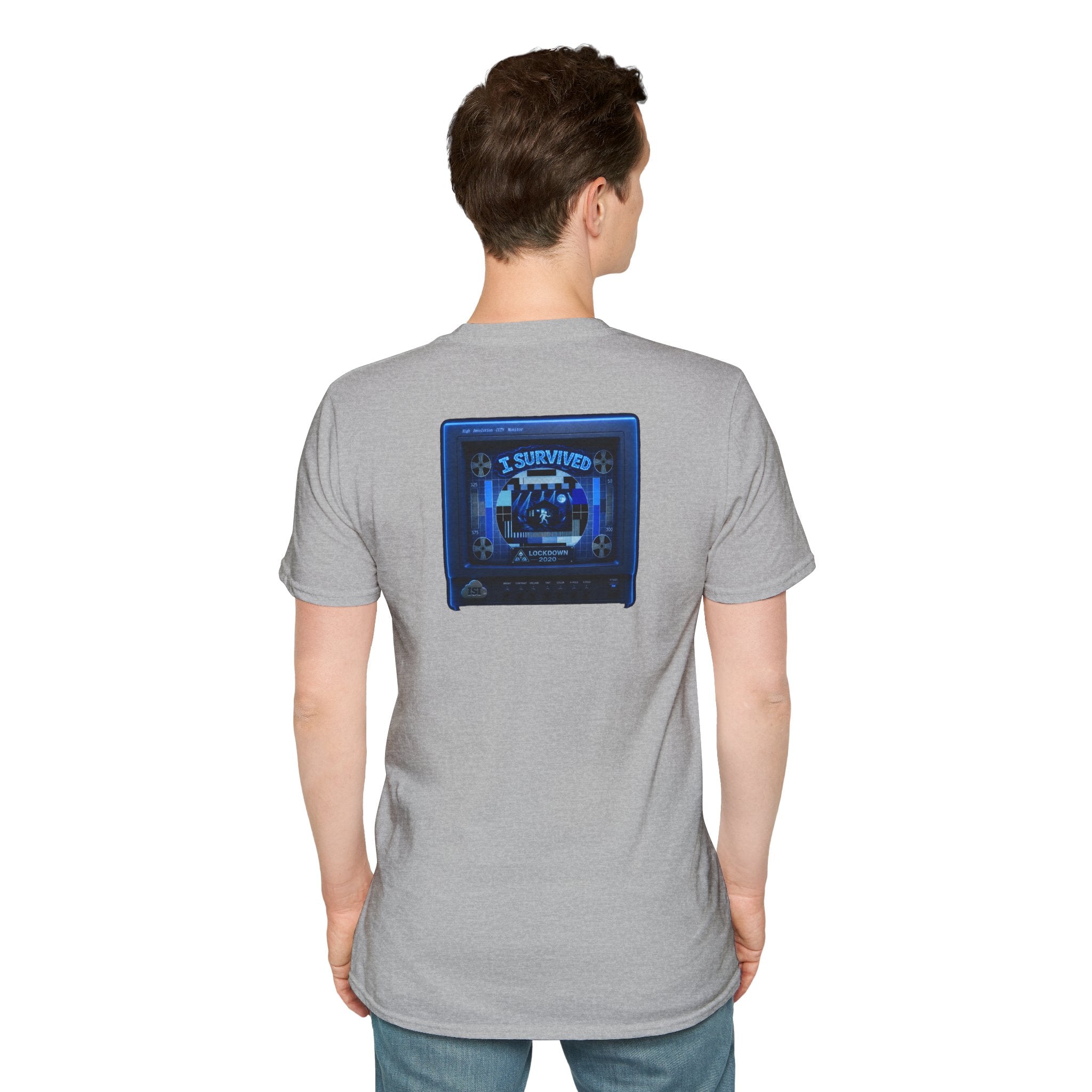 I Survived 2020 — "Please Stand By" Test Pattern Tee Lockdown Edition Summer Exclusive Unisex Softstyle T-Shirt