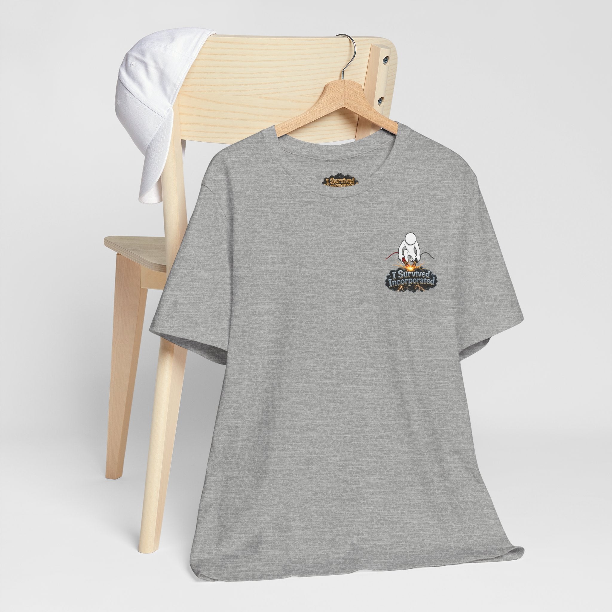I Survived 2020 — "Please Stand By" Test Pattern Tee Summer Premier Unisex Jersey Short Sleeve Tee