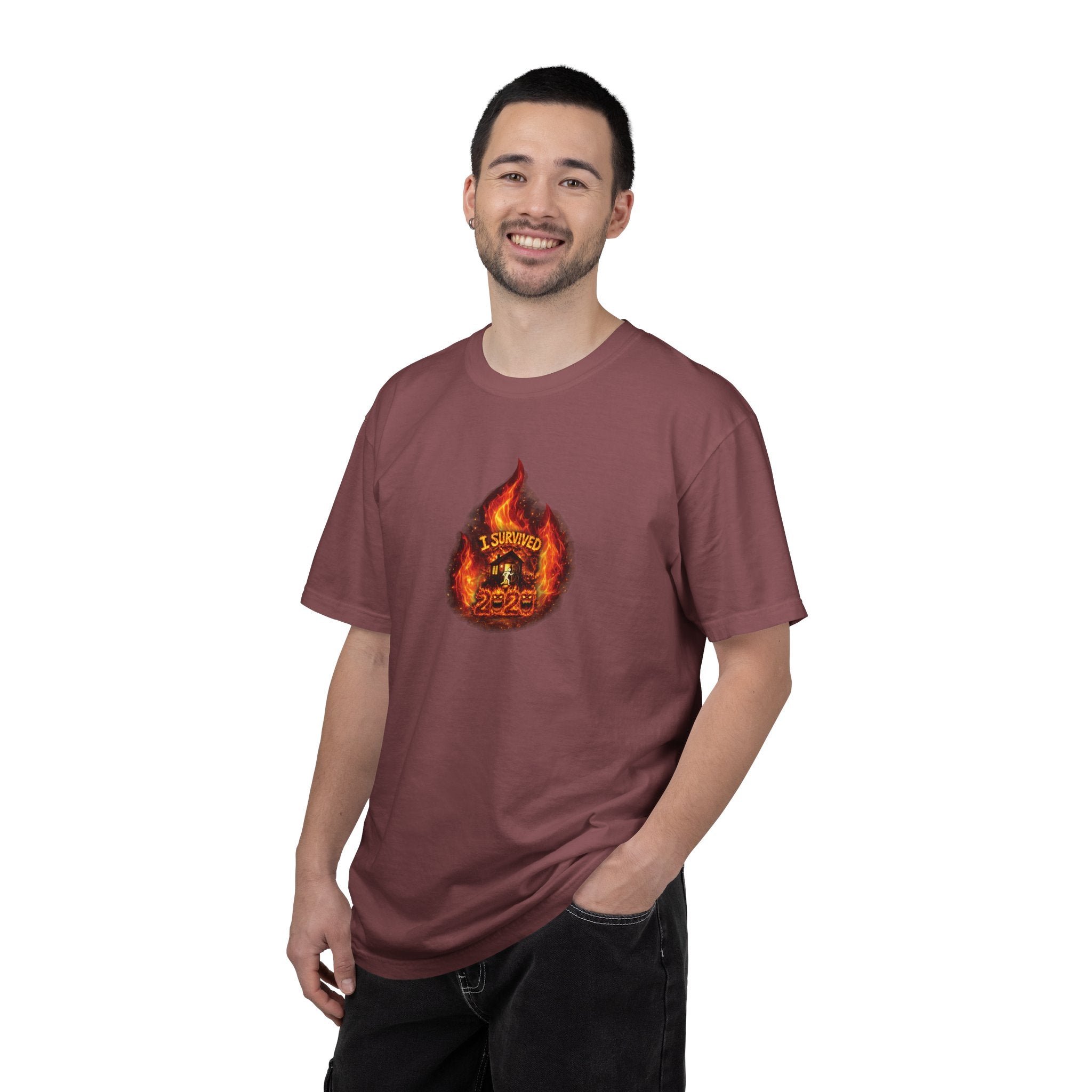 I Survived 2020 — WILDFIRES S2:E4: Director's Cut "Western U.S. Wildfire Season" Memorial Unisex Garment-Dyed T-shirt