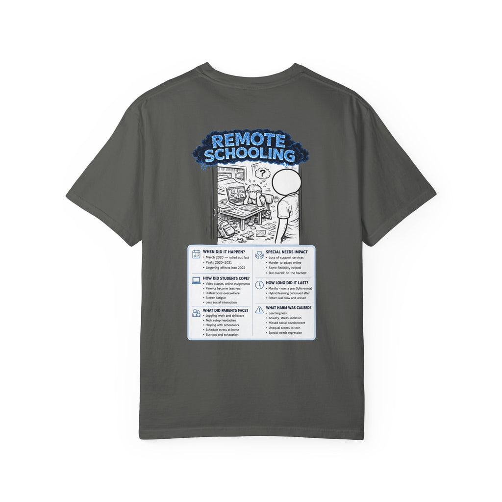 I Survived 2020 — Director's Cut S3:E3 "Remote Schooling" | Lockdown Edition Documentary Unisex Garment-Dyed T-shirt