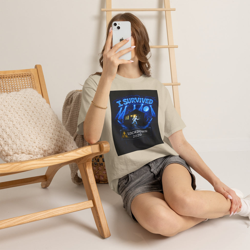 Copy of  I Survived 2020 — S3:E1 "Quarantine" | Lockdown Edition Documentary Unisex Heavy Cotton Tee