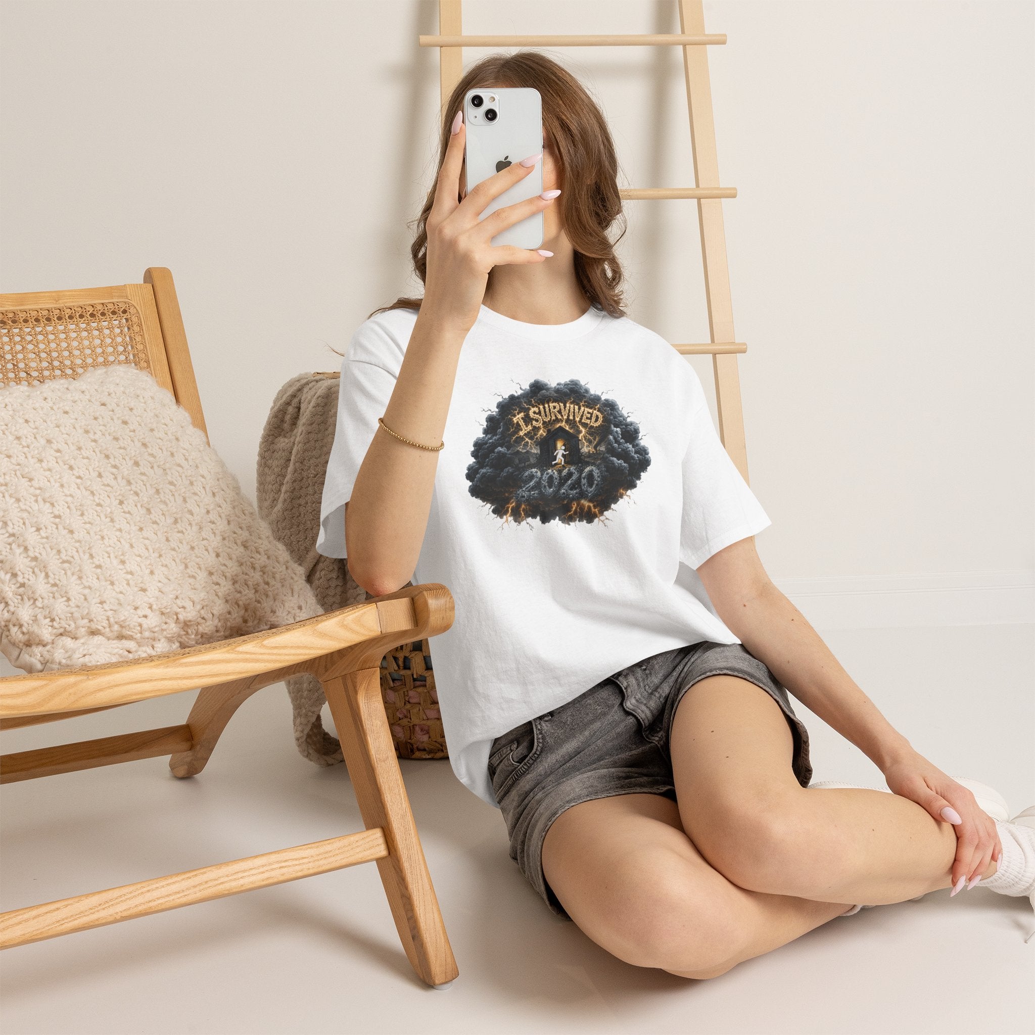 I Survived 2020 —  Deriector's Cut Original Design Teaser Tee | Season 1 Premiere Drop Unisex Heavy Cotton Tee