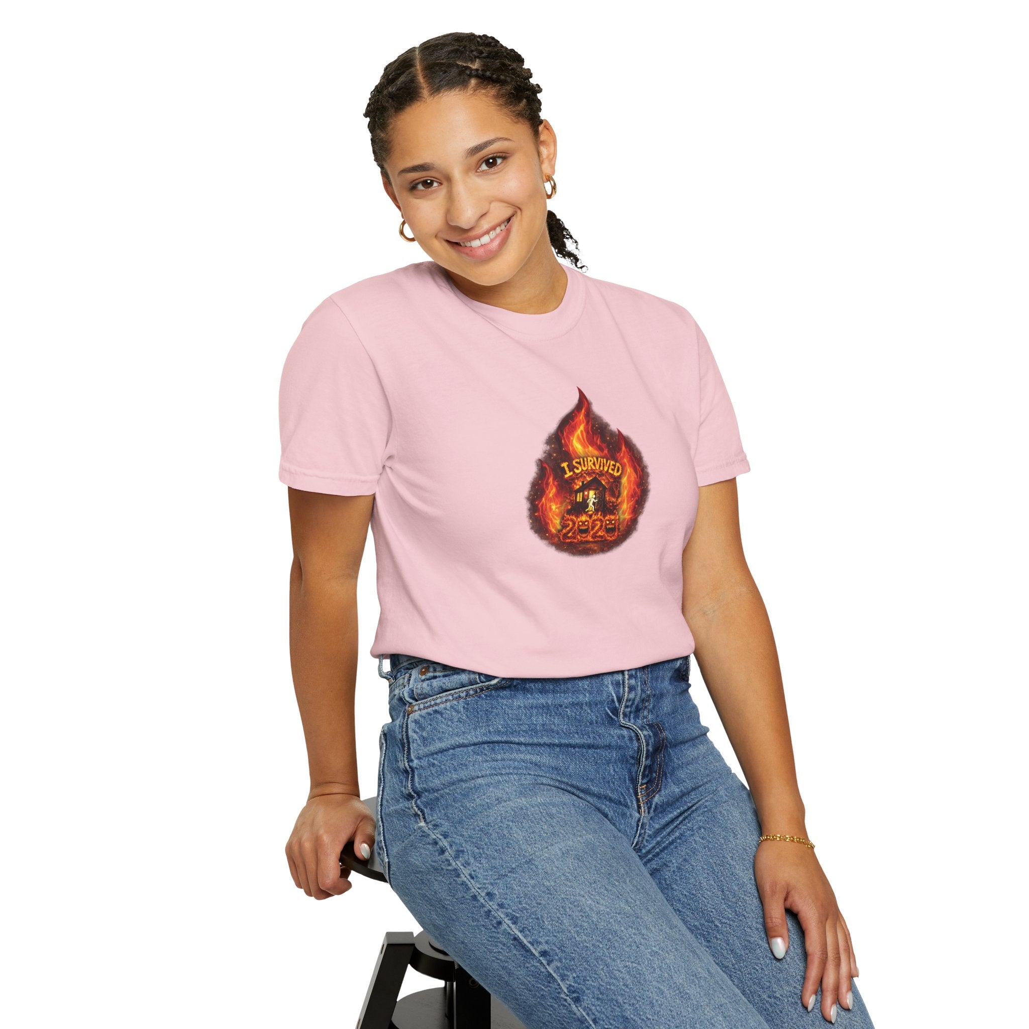 I Survived 2020 — WILDFIRES S2:E4: Director's Cut "Western U.S. Wildfire Season" Memorial Unisex Garment-Dyed T-shirt