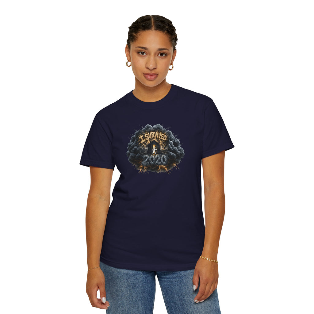 I Survived 2020 — Original PILOT Design: Director's Cut Unisex Garment-Dyed T-shirt