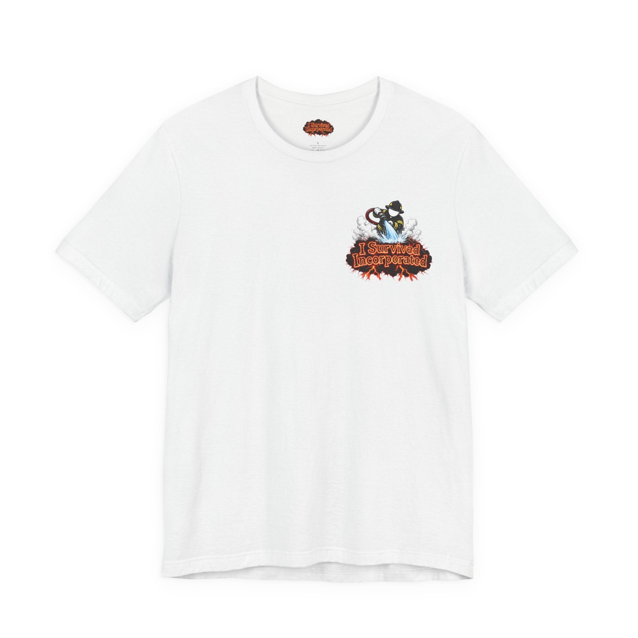 I Survived 2020 — "Please Stand By" Test Pattern Tee Wildfire Signal Edition Summer Premiere Unisex Jersey Short Sleeve Tee