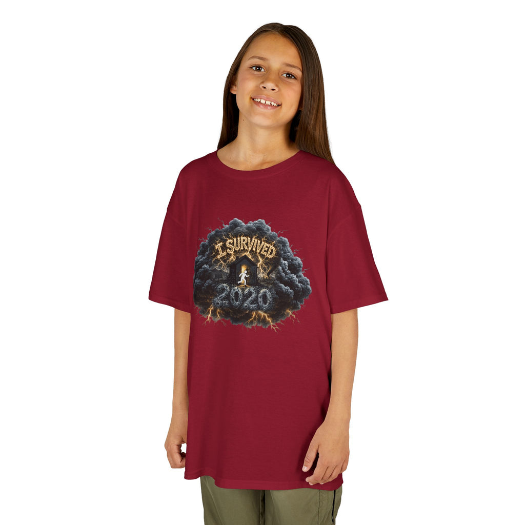 I Survived 2020 — Director's Cut Original Design Teaser Tee | Season 1 Premiere Drop Kids Heavy Cotton™ Tee