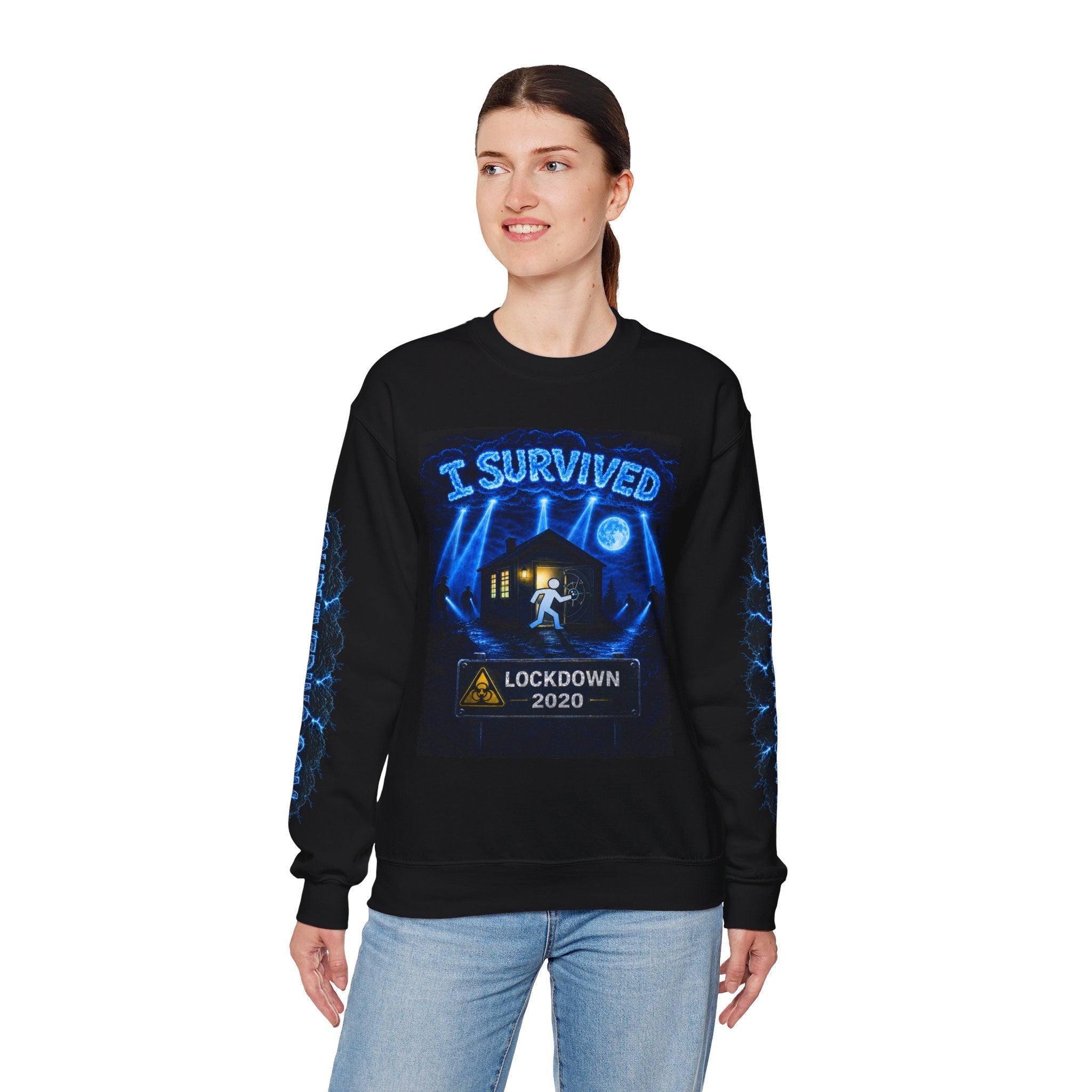 I Survived 2020 — LOCKDOWN S3:E2: Special Edition "Dating Under Lockdown" Unisex Heavy Blend™ Crewneck Sweatshirt