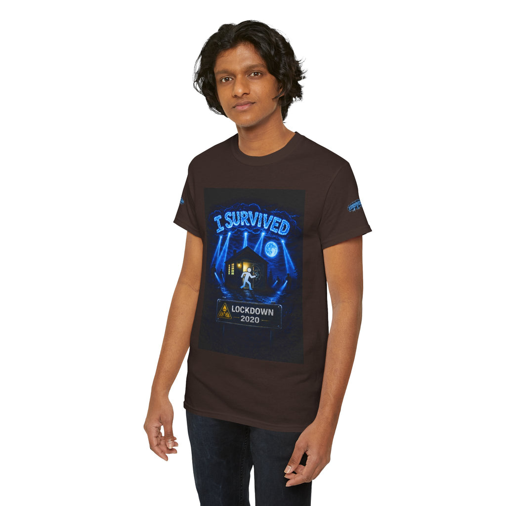 I Survived 2020 — LOCKDOWN S3:E3: Special Edition "Remote Schooling" Unisex Heavy Cotton Tee