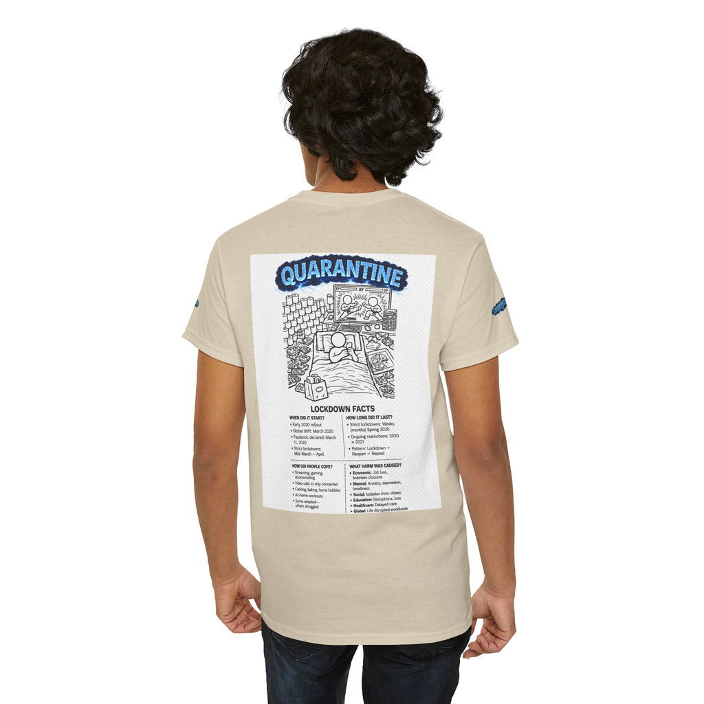 J'ai survécu à 2020 — S3:E1 « Quarantaine » | T-shirt unisexe en coton épais édition Confinement (ÉDITION SPÉCIALE)