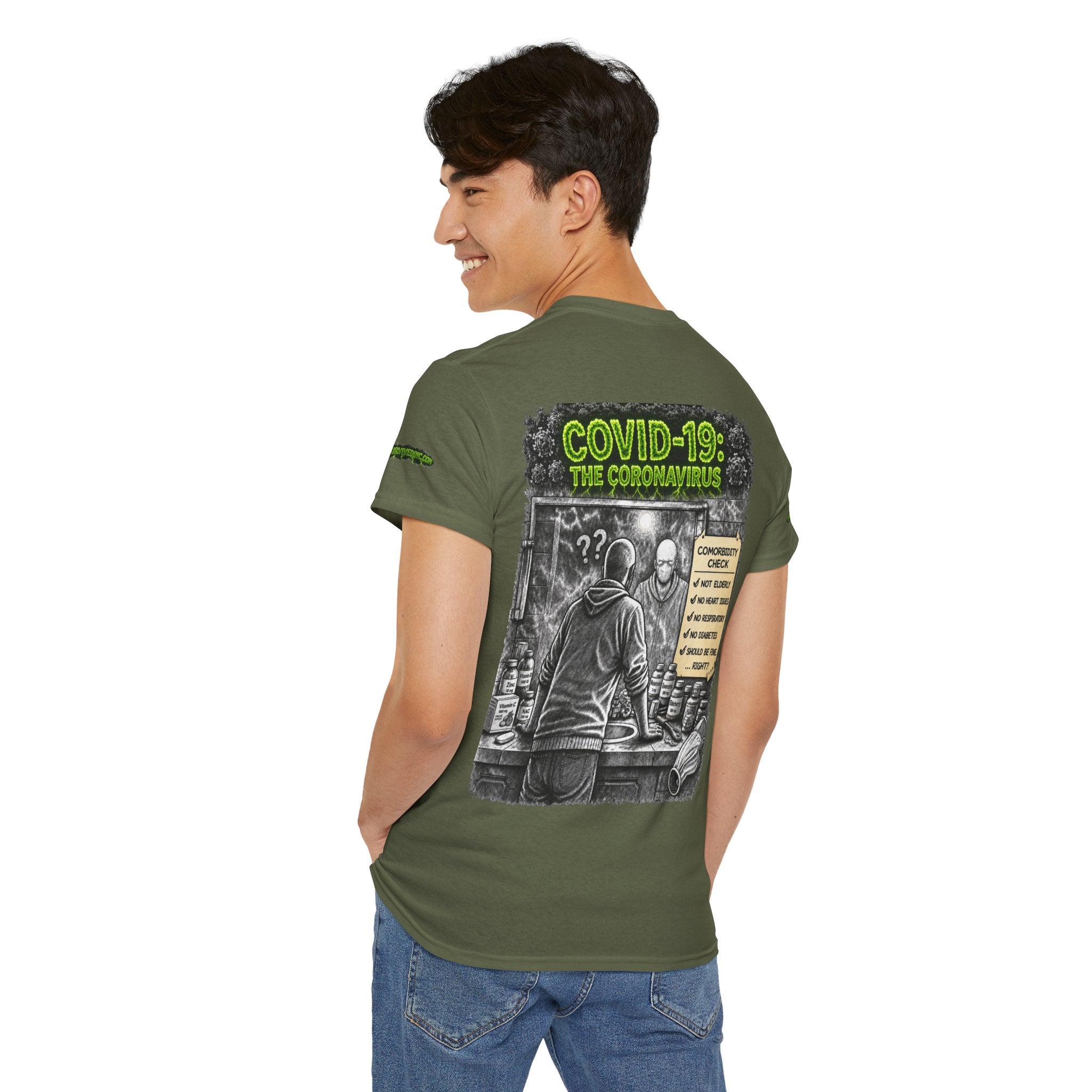 I Survived 2020 — Director's Cut S1:E1 "COVID-19: The Coronavirus" | Pandemic Edition Unisex Heavy Cotton Tee (SPECIAL EDITION)