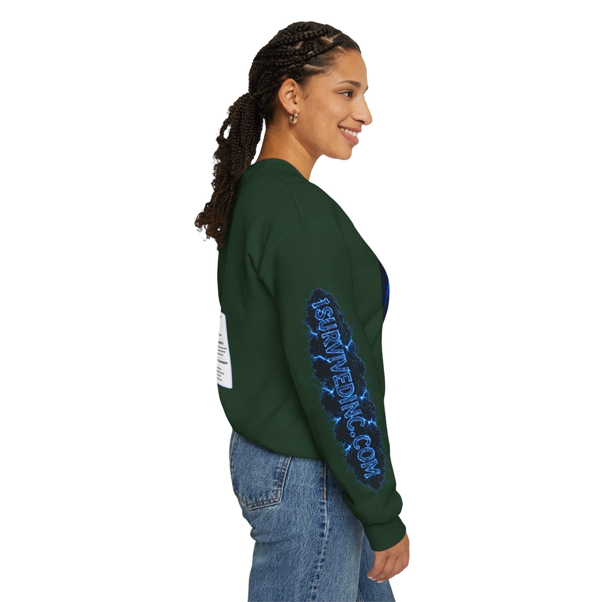 I Survived 2020 — LOCKDOWN S3:E3: Special Edition "Remote Schooling" Unisex Heavy Blend™ Crewneck Sweatshirt