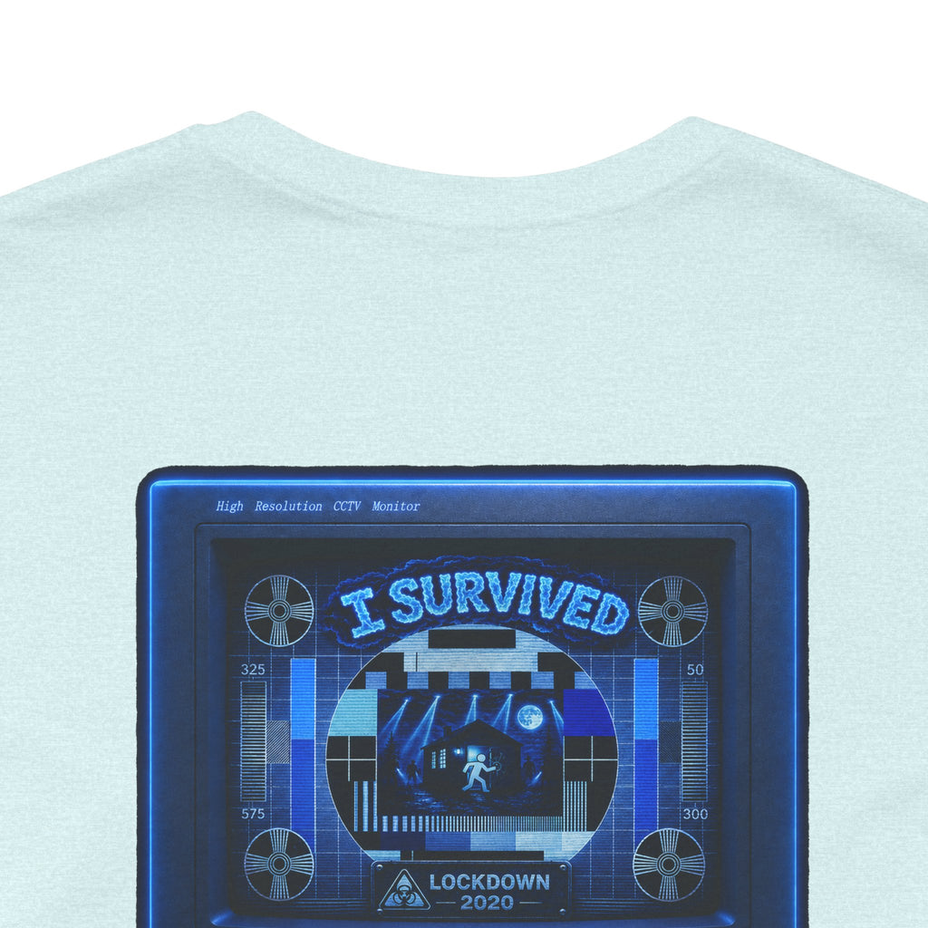 I Survived 2020 — "Please Stand By" Test Pattern Tee Lockdown Summer Exclusive Unisex Jersey Short Sleeve Tee