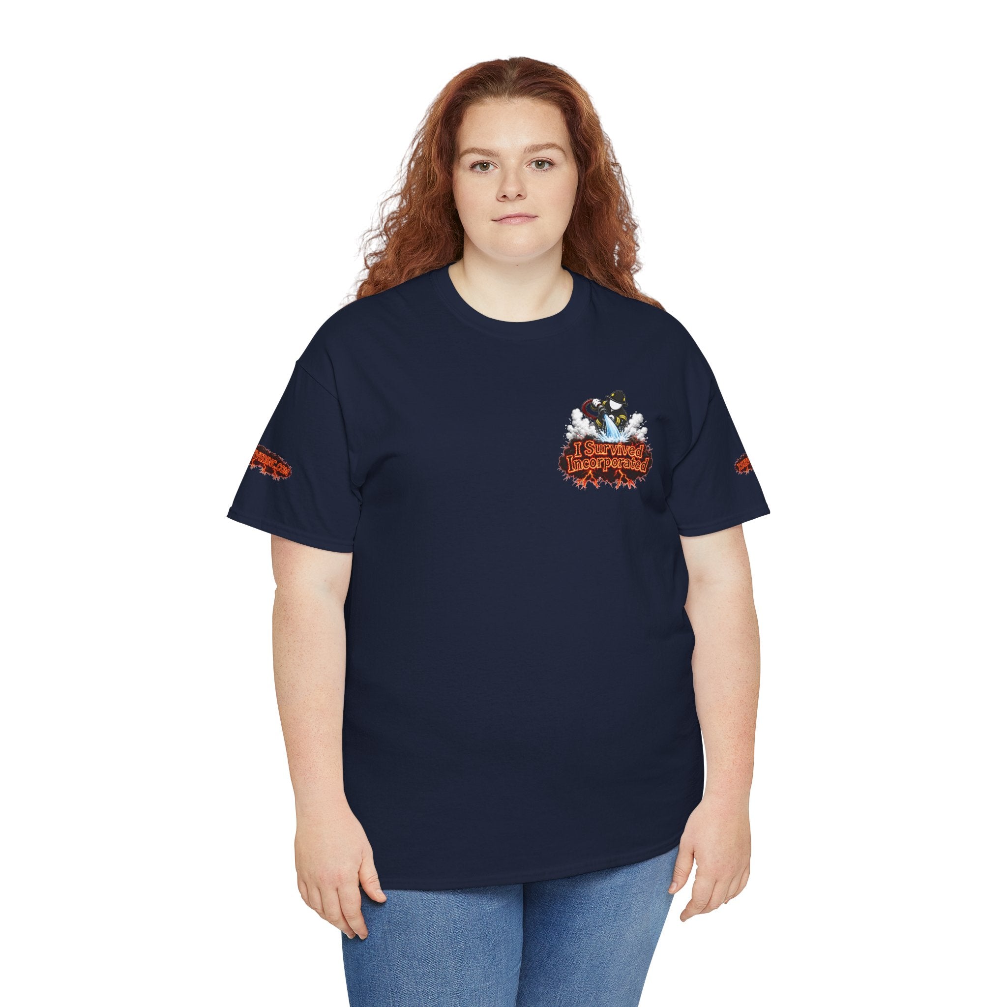 I Survived 2020 — "Please Stand By" Test Pattern Tee Wildfire Signal Special Edition Summer Premiere Unisex Heavy Cotton Tee
