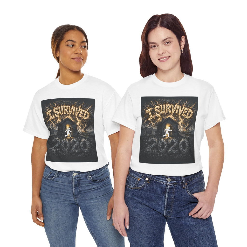 I Survived 2020 — Original PILOT Design Unisex Heavy Cotton Tee