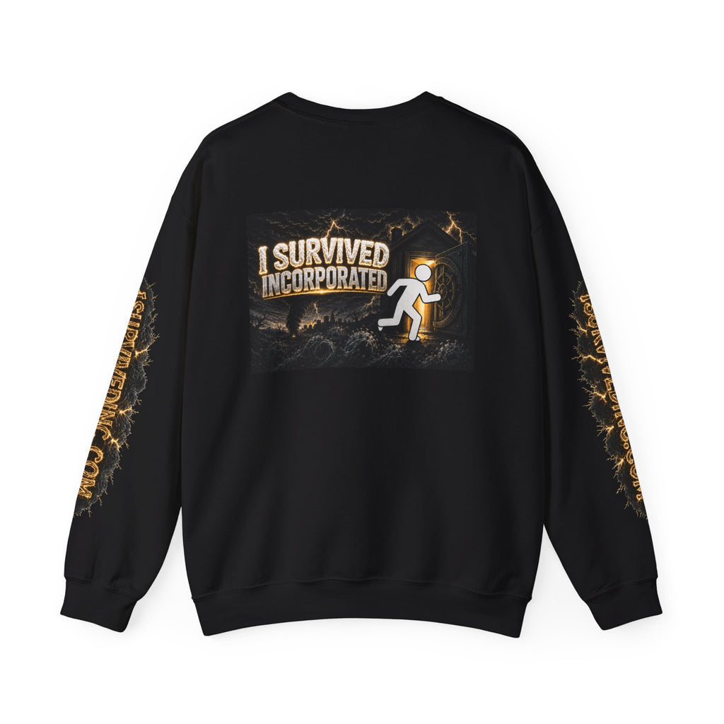 I Survived 2020 — Original Design Teaser Tee | Season 1 Premiere Drop Unisex Heavy Blend™ Crewneck Sweatshirt (SPECIAL EDITION)