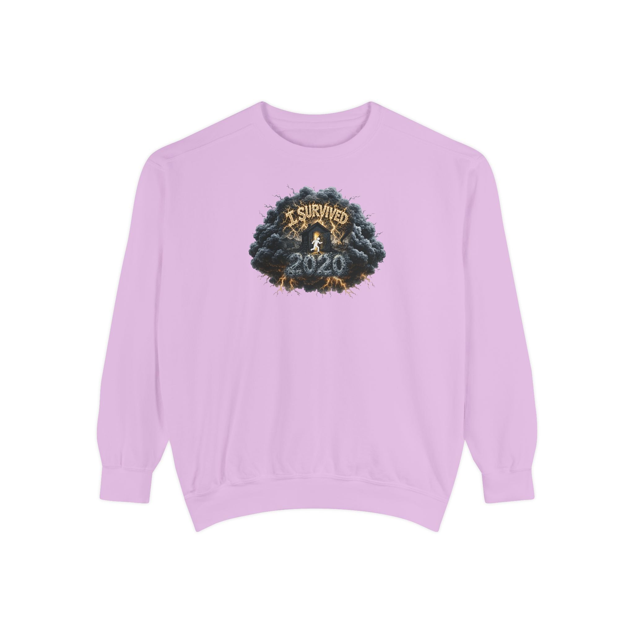 I Survived 2020 — Original PILOT Design: Director's Cut Unisex Garment-Dyed Sweatshirt