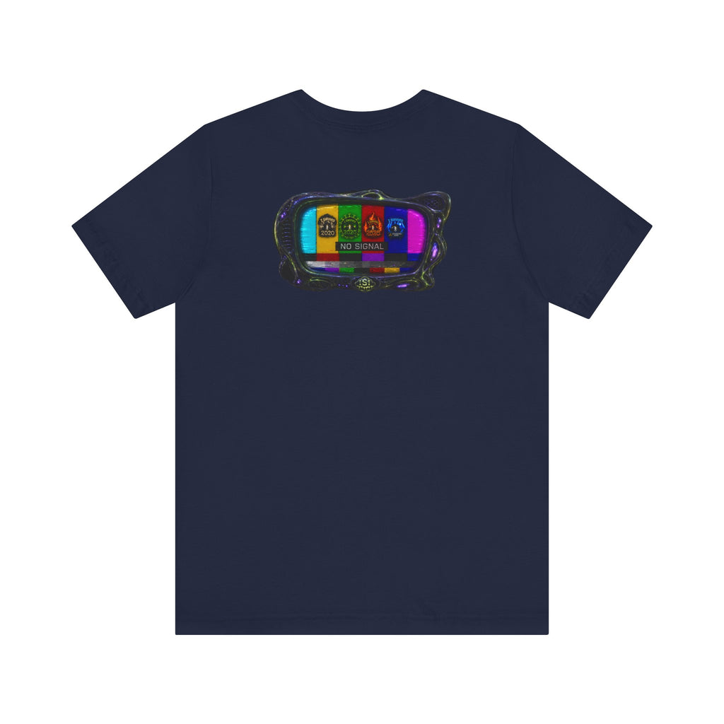 I Survived 2020 — "No Signal" Test Pattern Tee Alien Broadcast Finale Summer Premiere Unisex Jersey Short Sleeve Tee
