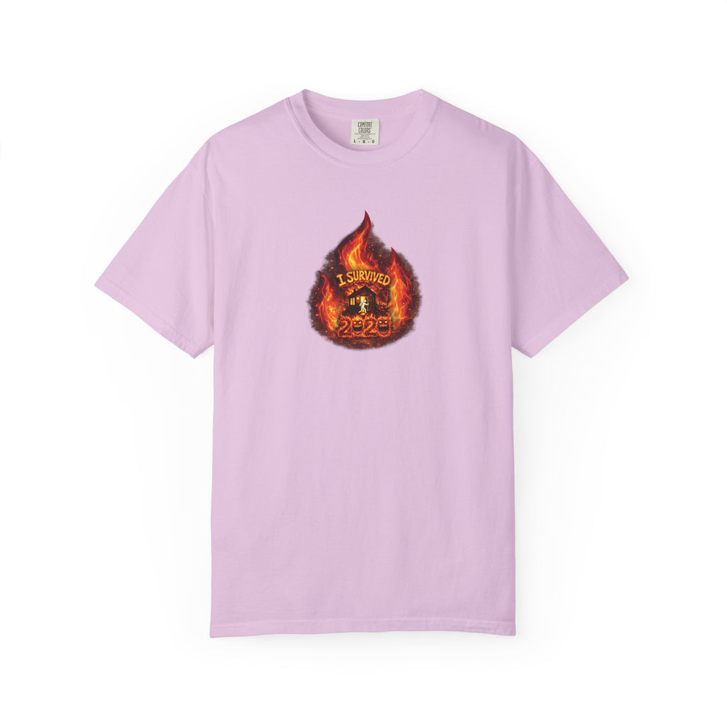 I Survived 2020 — WILDFIRES S2:E4: Director's Cut "Western U.S. Wildfire Season" Memorial Unisex Garment-Dyed T-shirt