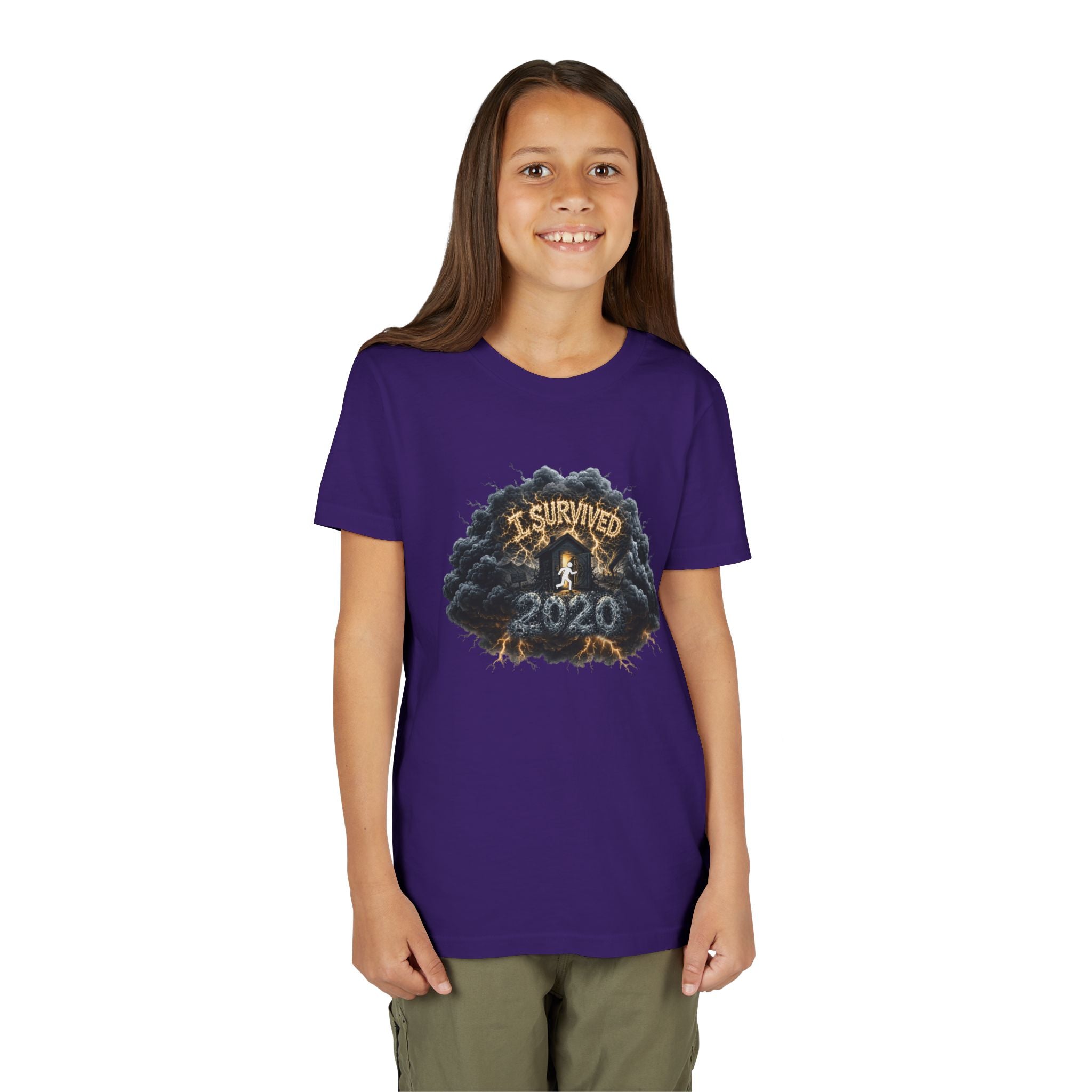I Survived 2020 — Director's Cut Original Design Teaser Tee | Season 1 Premiere Drop Youth Short Sleeve Tee