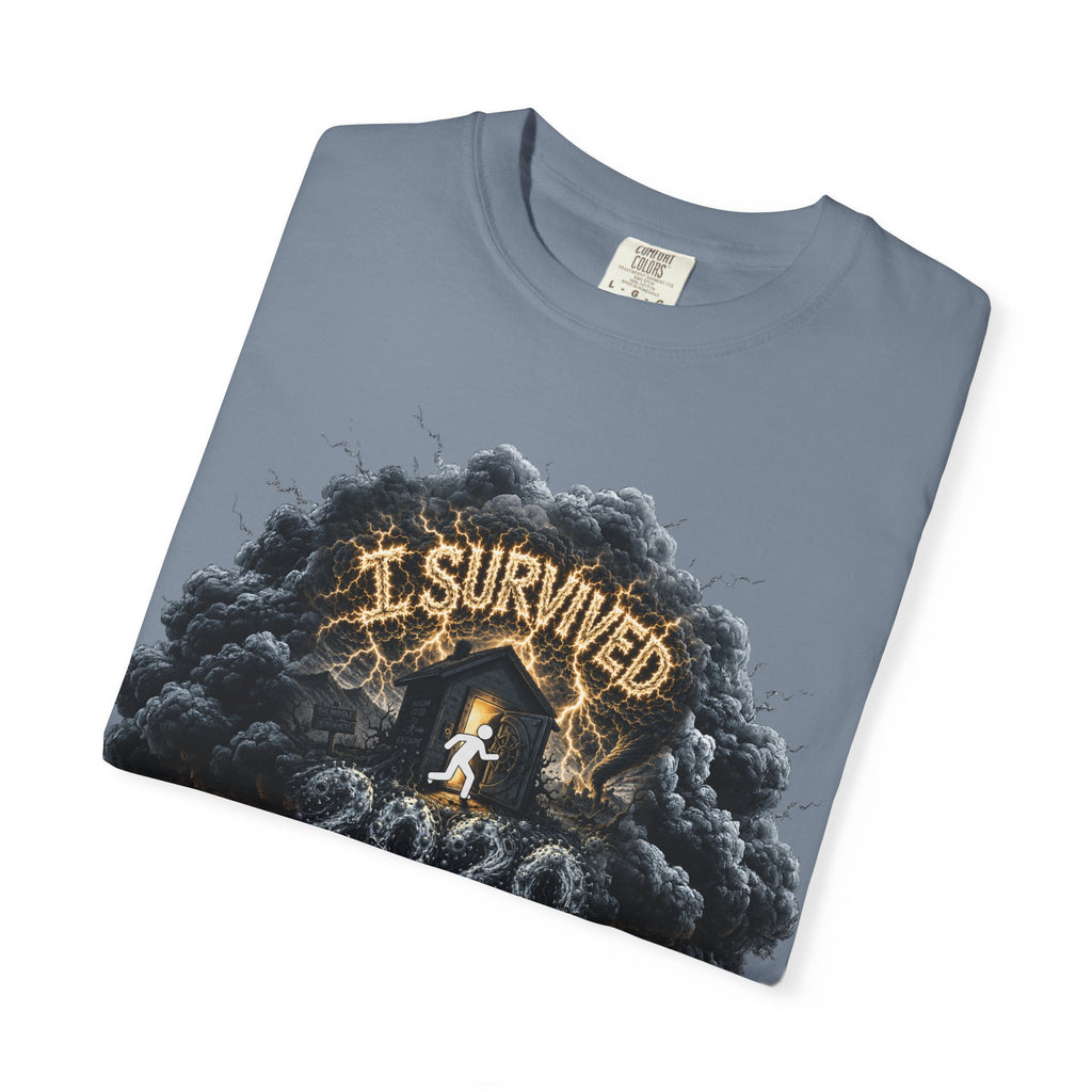 I Survived 2020 — Original Design Teaser Tee | Season 1 Premiere Drop Unisex Garment-Dyed T-shirt