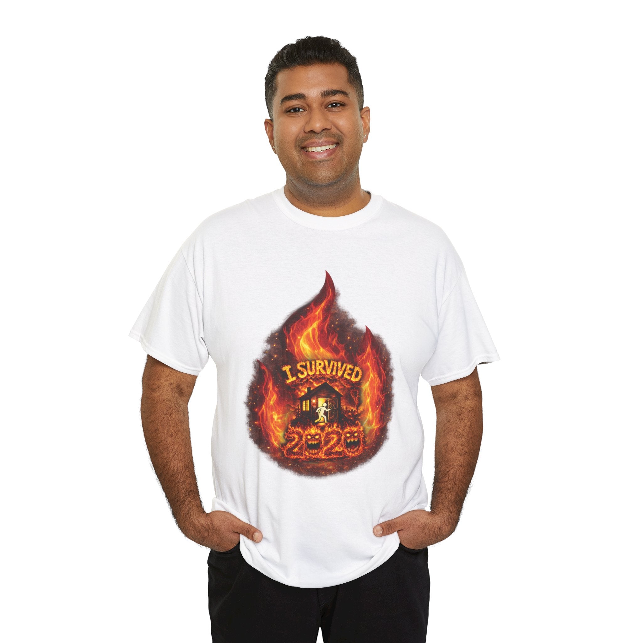 I Survived 2020 — Director's Cut S2:E1 "Berry Creek" | Wildfire Edition Memorial Unisex Heavy Cotton Tee