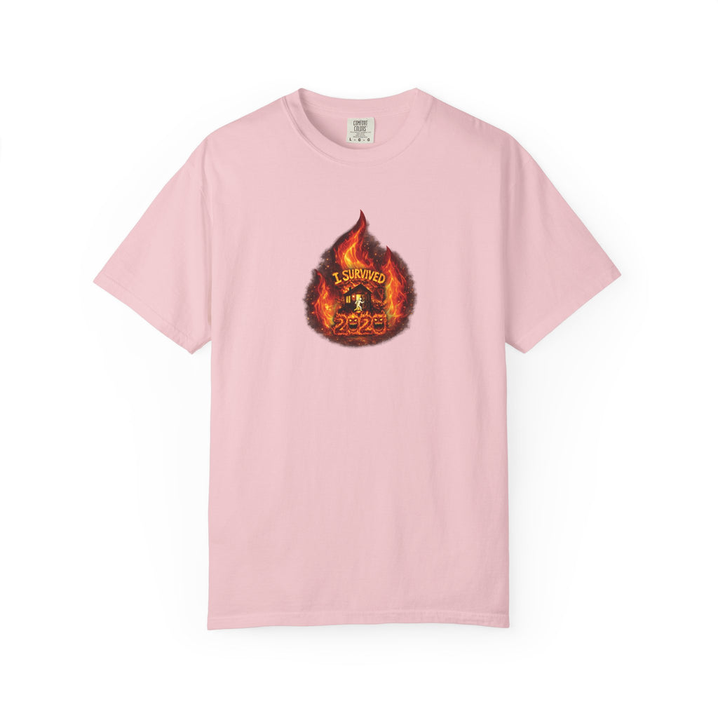 I Survived 2020 — WILDFIRES S2:E2: Director's Cut "The Bobcat Fire" Memorial Unisex Garment-Dyed T-shirt