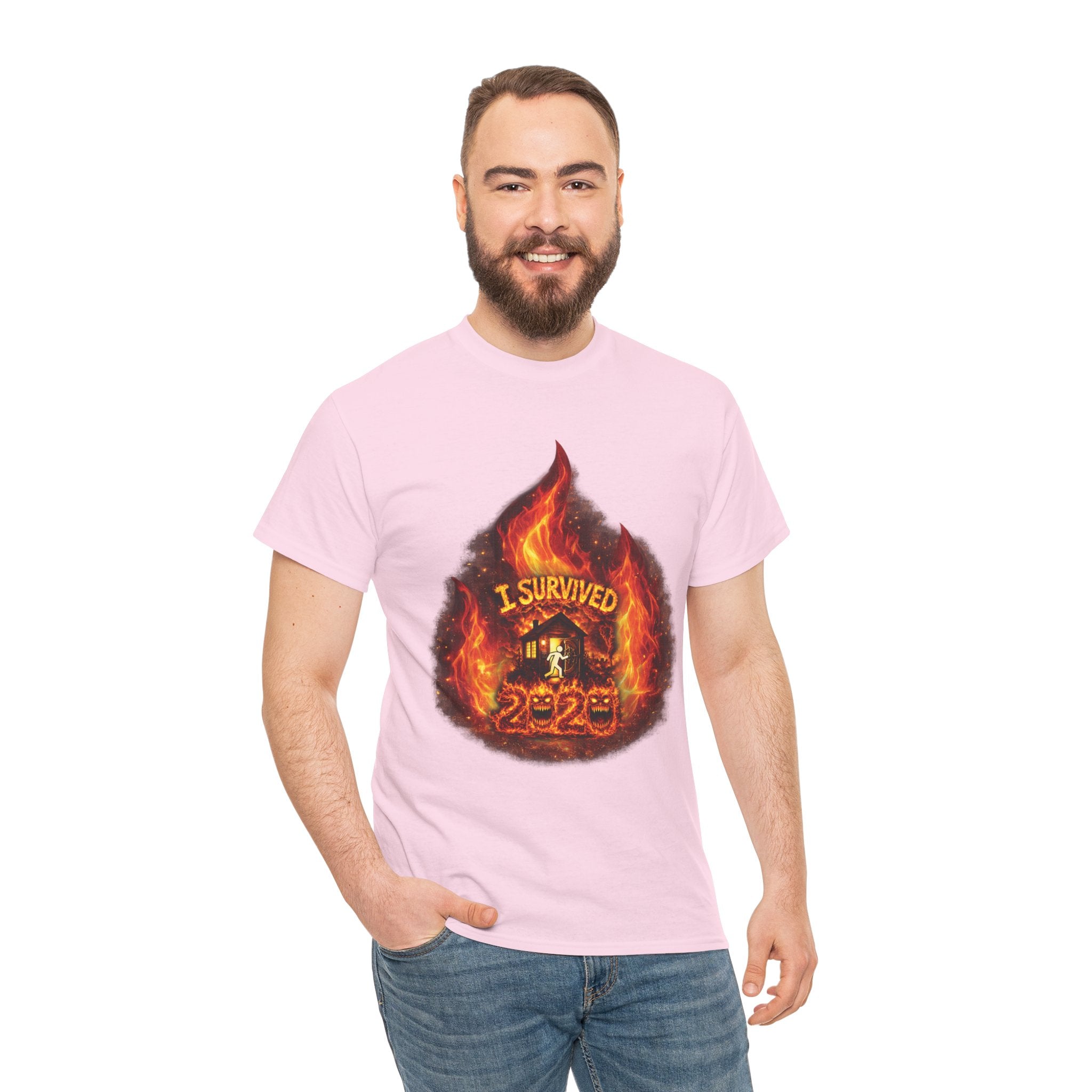I Survived 2020 — Director's Cut S2:E1 "Berry Creek" | Wildfire Edition Memorial Unisex Heavy Cotton Tee