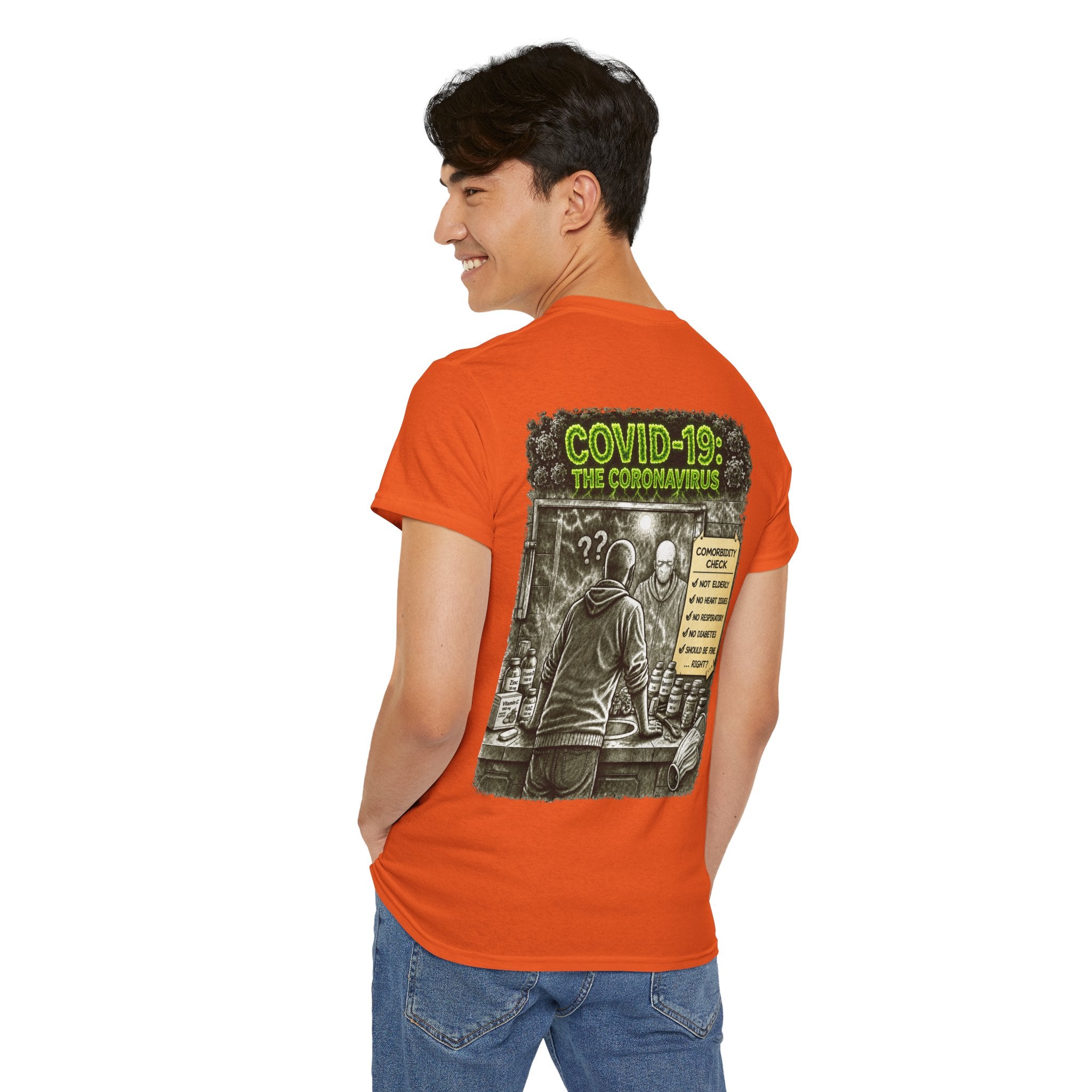 I Survived 2020 — PANDEMIC S1:E1: Director's Cut "COVID-19: The Coronavirus" Unisex Heavy Cotton Tee